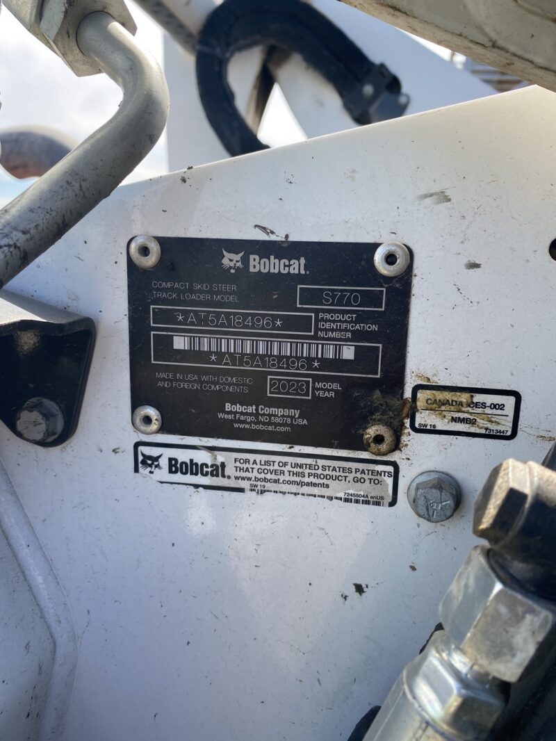 2023 Bobcat S770 Skid Steer Loader - Image 6